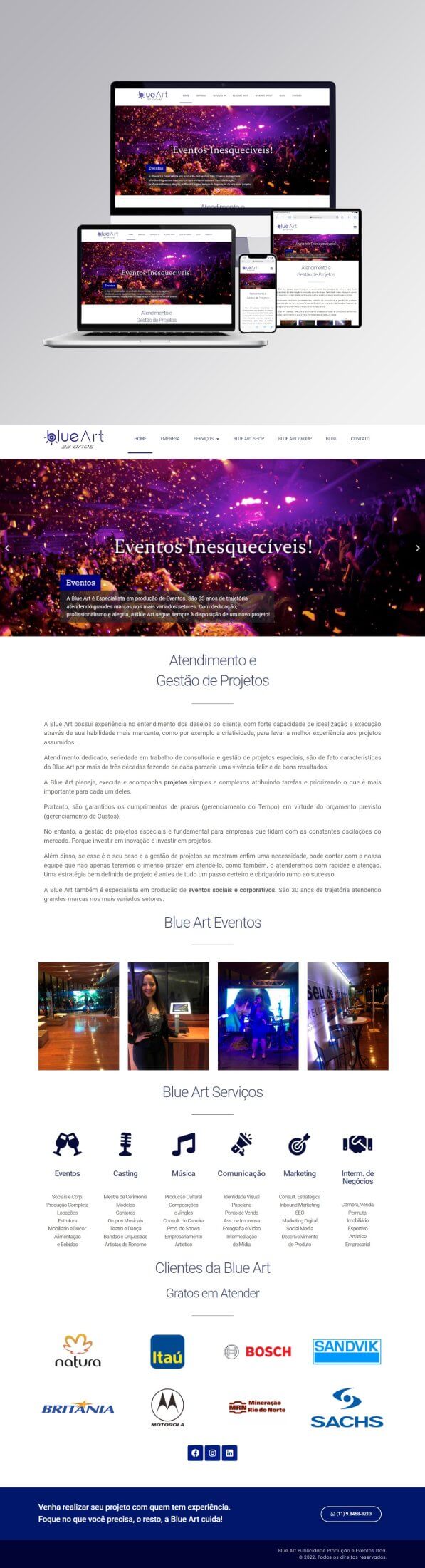 portifólio blue art publicidade