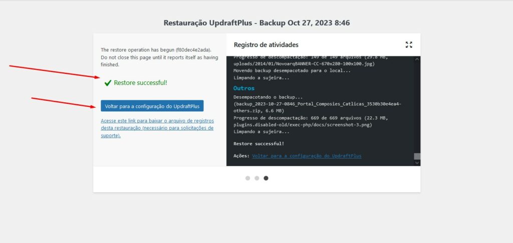 backup interno sites