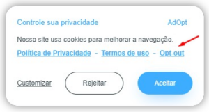 adopt aviso de cookies